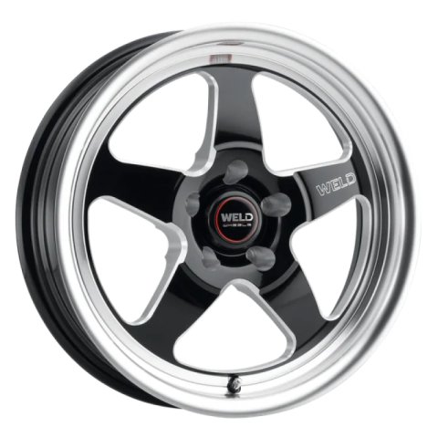 Weld 17x10 Ventura Drag 5x114.3 ET49 BS 7.42 Gloss BLK MIL DIA 78.1