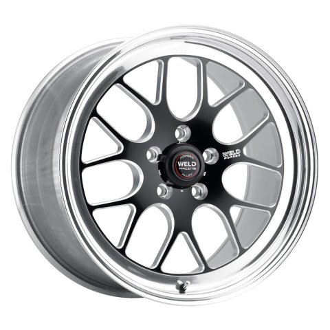 Weld S77 18x5.0 RT-S HD 6X5.5 1.6 BS Black 3.540 ID low Pad