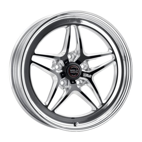 Weld S81 20X9.0 5X4.5 6.3BS (33mm offset) BLACK 3.18 ID High Pad