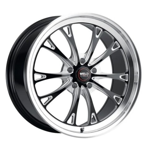Weld S157 Belmont Drag 15x10 / 5x114.3 / ET48 / 7.38 BS / Gloss Black MIL Dia 78.1
