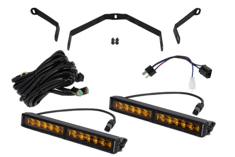 Diode Dynamics 14-21 Toyota Tundra SS12 Driving Light Kit - Amber Driving