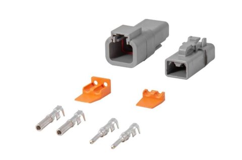 Diode Dynamics Deutsch Connector Kit 2-Pin 12-14 Gauge