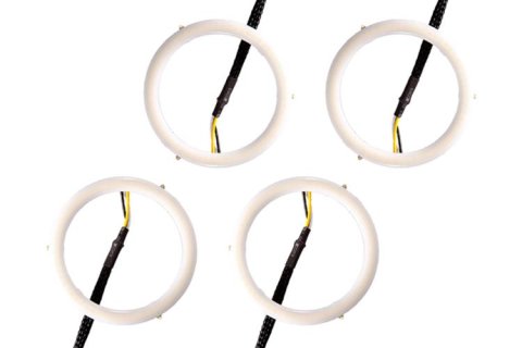 Diode Dynamics Halo Lights LED 70mm - Red Four