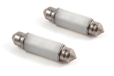 Diode Dynamics 41mm HP6 LED Bulb - Red (Pair)