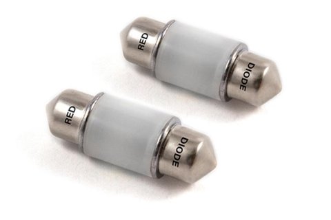 Diode Dynamics 31mm HP6 LED Bulb LED - Red (Pair)