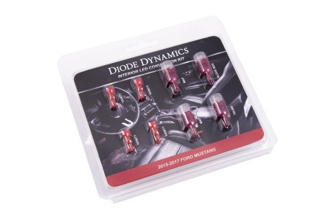 Diode Dynamics Mustang Interior Light Kit 15-17 Mustang Stage 1 - Red