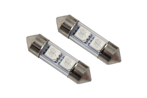 Diode Dynamics 31mm SMF2 LED Bulb - Red (Pair)