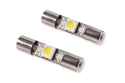 Diode Dynamics 28mm SMF1 LED Bulb - Red (Pair)