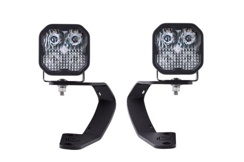 Diode Dynamics 10-21 Toyota 4Runner SS3 LED Ditch Light Kit Sport - White Combo