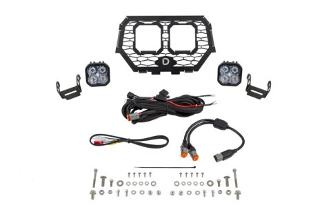 Diode Dynamics 14-18 Polaris RZR XP Stage Series LED Grille Kit - Sport White Combo