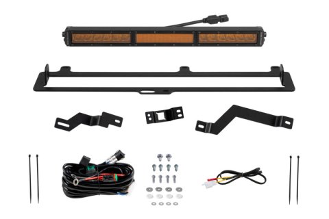 Diode Dynamics 2022+ Toyota Tundra TRD Pro Grille Light Bar Kit - Amber Combo
