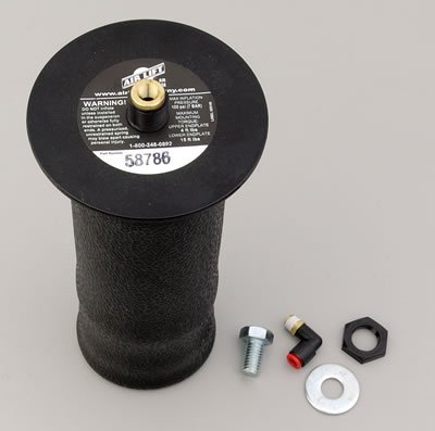 Air Lift Replacement Air Spring - Bellows type with Roll Plates