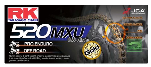 RK Chain GB520MXU-110L UW-Ring - Gold