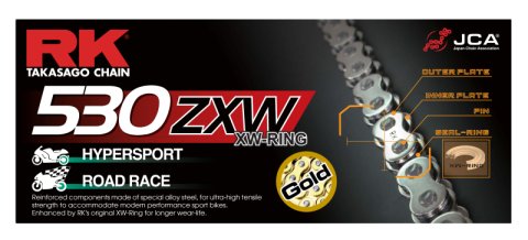 RK Chain GB530ZXW-170L XW-Ring - Gold