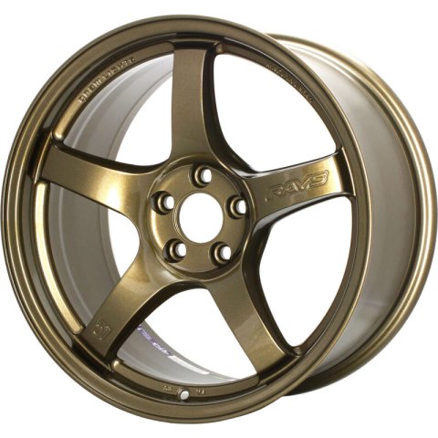 Gram Lights 57CR 18x9.5 +38 5x114.3 Almite Gold Wheel (Min Order Qty Of 20)