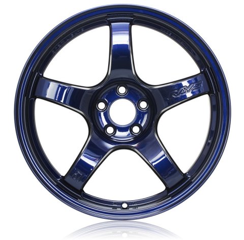 Gram Lights 57CR 15x8.0 +35 4x100 Eternal Blue Pearl Wheel