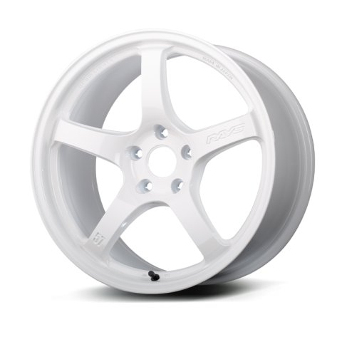 Gram Lights 57CR 15x8.0 +35 4x100 Ceramic White Wheel