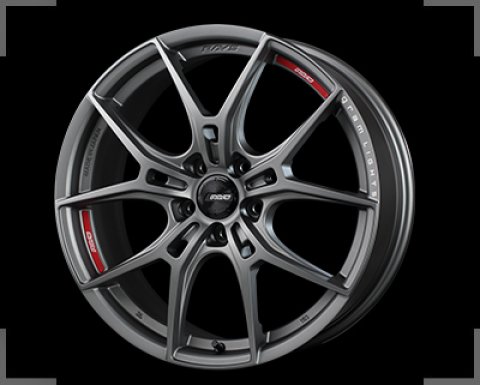 Gram Lights 57FXZ Overseas 18x7.5 +40 5x114.3 Matte Graphite w/Machining Wheel