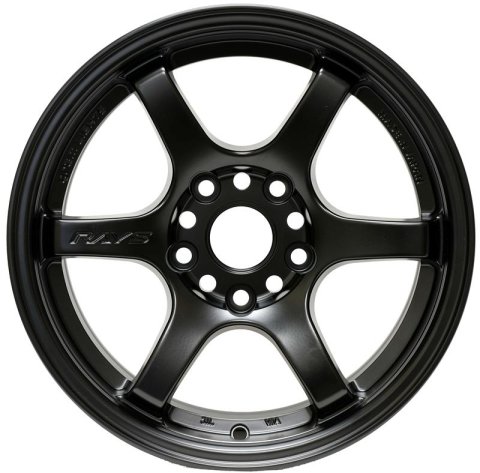 Gram Lights 57DR 15x8.0 +35 5x114.3 Semi Gloss Black Wheel