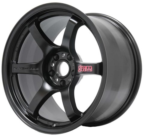 Gram Lights 57DR 17x9.0 +38 5x114.3 Semi Gloss Black Wheel