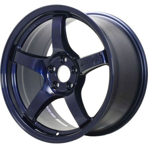 Gram Lights 57CR 18x9.5 +22 5x114.3 Eternal Blue Pearl Wheel