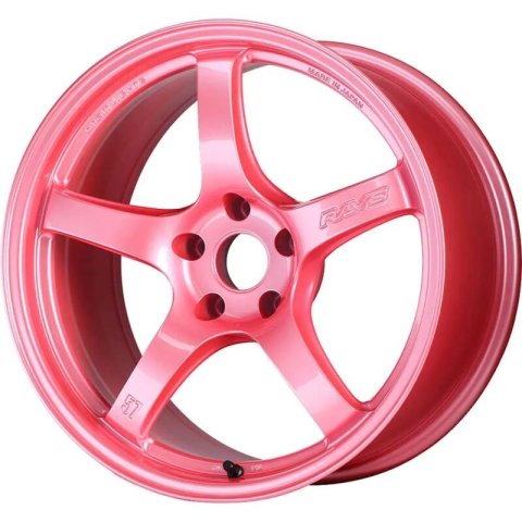 Gram Lights 57CR 15x8.0 +35 4x100 Sakura Pink Wheel (Special Order No Cancel)
