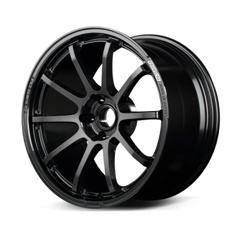 Gram Lights 57NR 18x9.5 +45 5x114.3 Glass Black Wheel