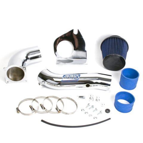 BBK 99-04 Mustang V6 Cold Air Intake Kit - Chrome Finish