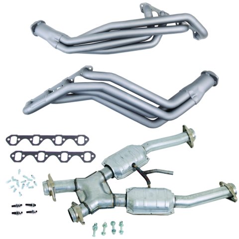 BBK 94-95 Ford Mustang 5.0L Manual Trans 1-5/8 Long Tube Headers w/Catted X-Pipe (Ti Ceramic)