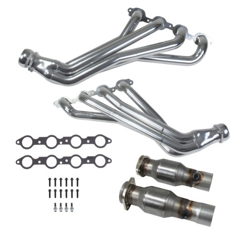 BBK 16-24 Chevy Camaro SS LT1 1-7/8 Headers w/High Flow Catalytic Converters (Silver Ceramic)