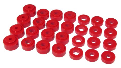 Prothane 68-72 GM Mid-Size Hardtop Body Mount - Red
