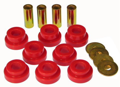 Prothane Chevy Silverado Front Diff Carrier/Support Bushings - Red