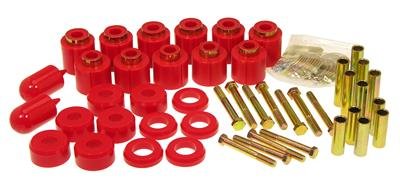 Prothane 97-01 Jeep TJ 1in Lift Body Mount Kit - Red