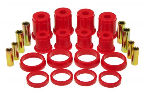 Prothane 93-98 Jeep Grand Cherokee Rear Control Arm Bushings - Red