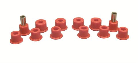 Prothane 86.5-97 Nissan Hardbody 2wd Spring & Shackle Bushings - Red