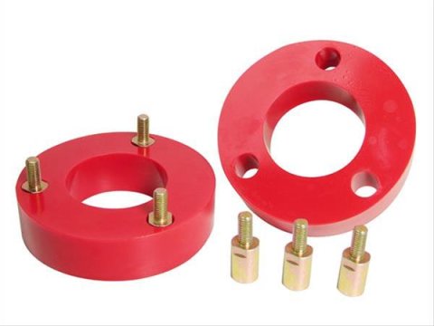 Prothane 04-08 Nissan Titan Front Coil Spring 2in Lift Spacer - Red
