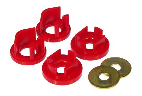 Prothane Subaru Diff Insert Bushings - Red