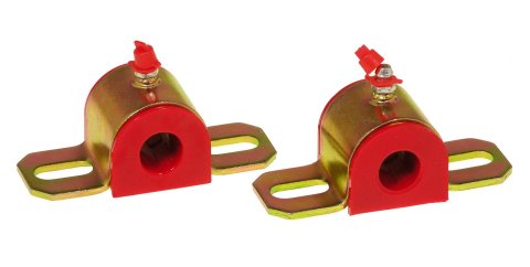 Prothane Universal Greasable Sway Bar Bushings - 5/8in - Type A Bracket - Red