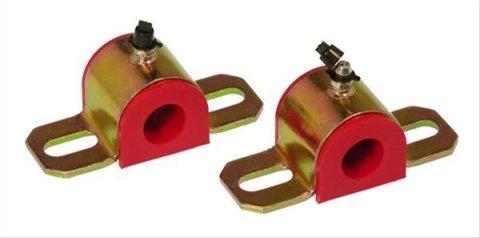 Prothane Universal Greasable Sway Bar Bushings - 3/4in - Type A Bracket - Red