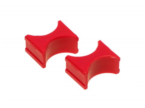 Prothane Universal Shock Reservoir Mounts - 2.0/2.0 Diameter - Red