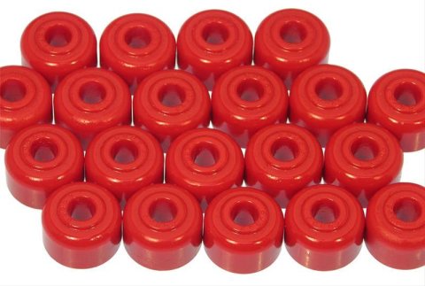 Prothane Universal Shock Mount / End Link 5/8 ID SM 1/2 Hour Glass - Red