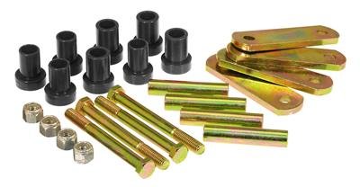 Prothane Chrysler HD Conversion Shackle Kit for Super Stock Springs - Black