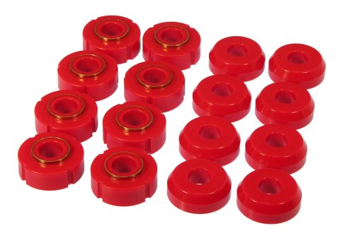 Prothane 66-77 Ford Bronco Body Mount - Red