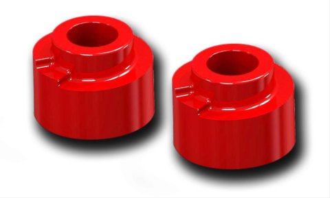 Prothane 05-09 Ford F250 SD 4wd Front Coil Spring 2.5in Lift Spacer - Red