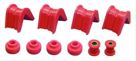 Prothane 66-79 Ford Trucks 14-Piece Bushing Set - 2deg Offset - Red