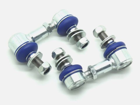 SuperPro 2016 Mazda MX-5 Miata Grand Touring Rear HD Adjustable End Link Set (10mm Studs 75mm-85mm)