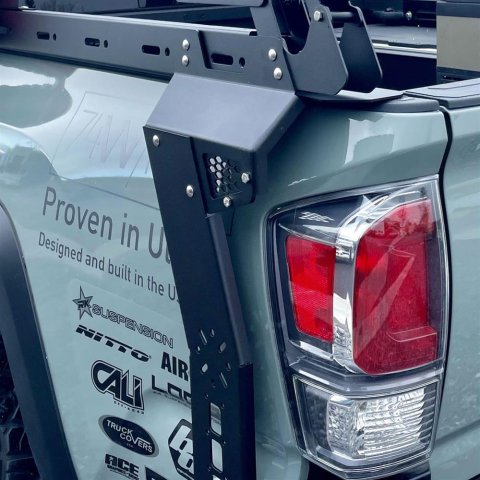 Rock Slide Engineering 15-22 Tacoma Bed Rack - Rear Quarter Side Rails