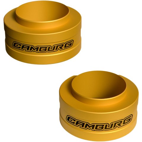 Camburg 2024+ Ford Ranger Raptor 2.5in Front Spring Preload Spacer Kit (Gold)