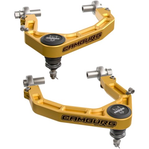 Camburg 2024+ Ford Ranger Raptor KINETIK Series Billet X-Joint XL Upper Control Arms - Gold