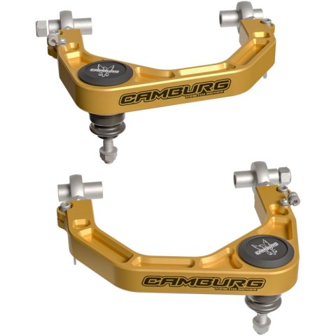 Camburg 2024 Toyota Tacoma 2WD/4WD KINETIK V2 Performance Billet X-Joint XL Upper Arms (GOLD)